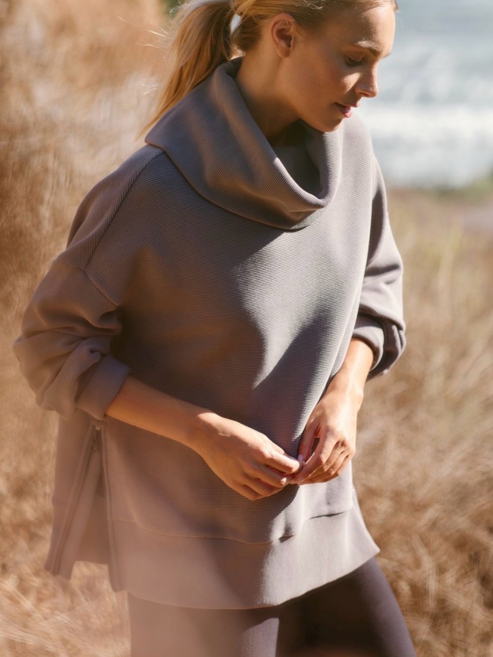 Anthropologie Varley Milton Turtleneck Sweater